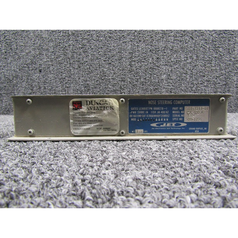 501-1211-01 J.E.T CA-400A Nose Steering Computer with Modifications