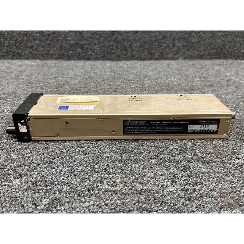 0900-0405-00 Terra TX-760D VHF Communication Transceiver with Mod (14V) (Core)