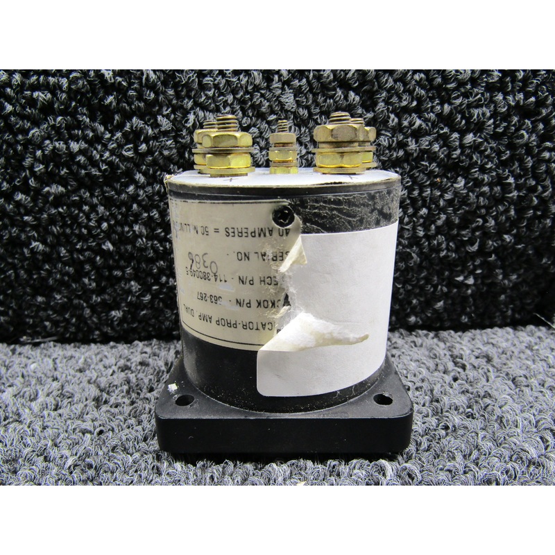 563-267 (Alt: 114-380049-5) Hickok Dual Propeller Ammeter Indicator