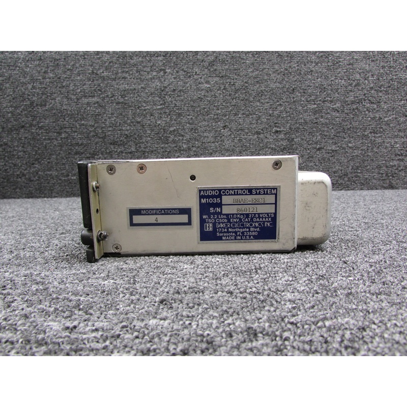 M1035-BBAE-EKC1 Baker Electronics Audio Control System with Mods (27.5V)
