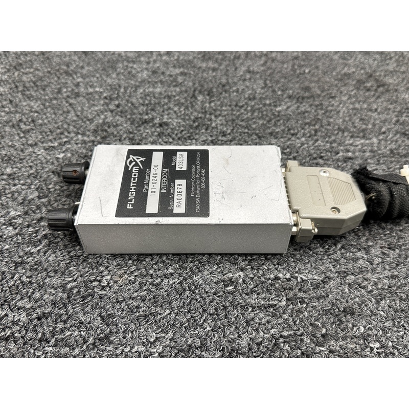 101-0246-00 Flightcom 403LSA Intercom Assembly