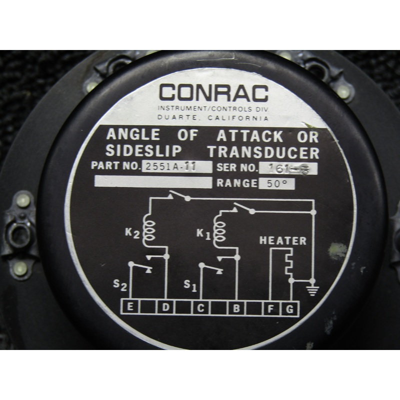 2551A-11 Conrac Angle of Attack Transducer