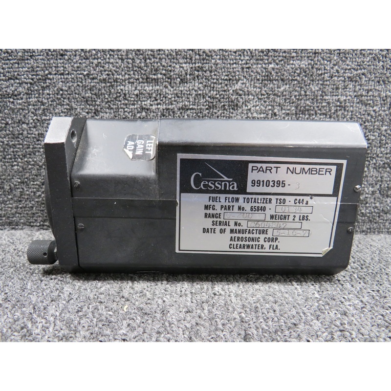 65840-0134 (Alt: 9910395-3) Aerosonic Dual Fuel Flow Totalizer
