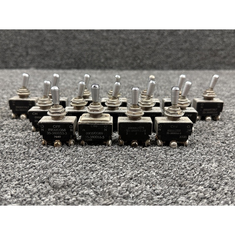 8906K1070, 8906K1067 Cutler Hammer Toggle Switches (Set of 16)