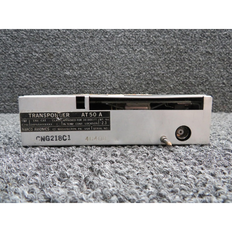 AT50A Cessna 182N Narco Avionics Transponder Unit with Tray