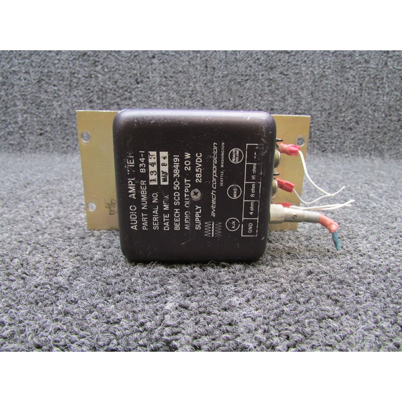 834-1 (Alt: 50-384191) Avtech Audio Amplifier (Volts: 28.5)