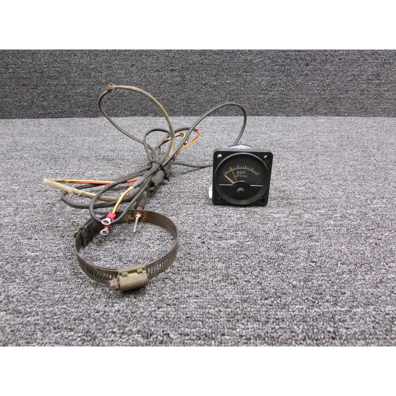 Alcor Exhaust Gas Temperature Indicator with Probe (Worn Wire Casing)