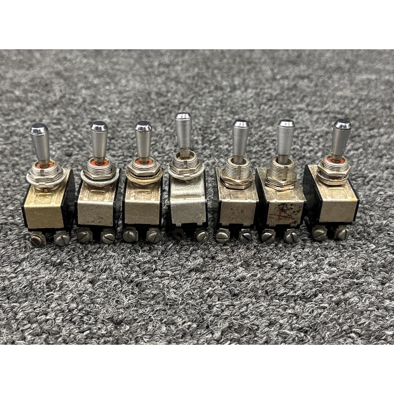 35-380053-3, 35-380053-7 Cutler-Hammer & JBT Toggle Switches (Set of 7)