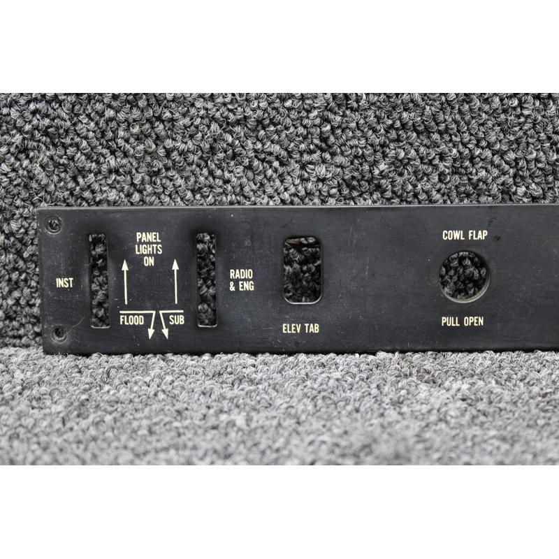 35-380133-53 Beechcraft A36 Astronics Luminescent Switch Panel Center
