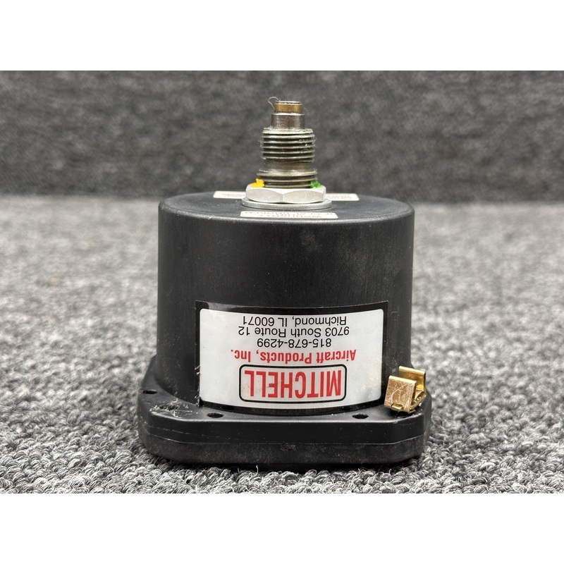 D1-112-5030 Mitchell Recording Tachometer Indicator (Hours: 1,266.2)