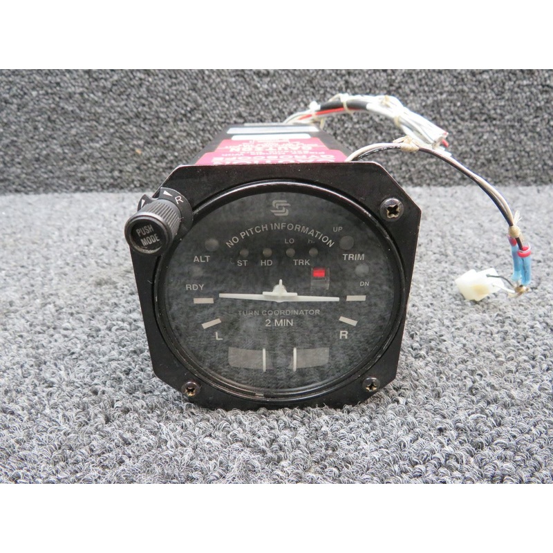 01260-0-0-14 S-Tec Turn Coordinator Indicator W/ Harness, Lighted (14V)