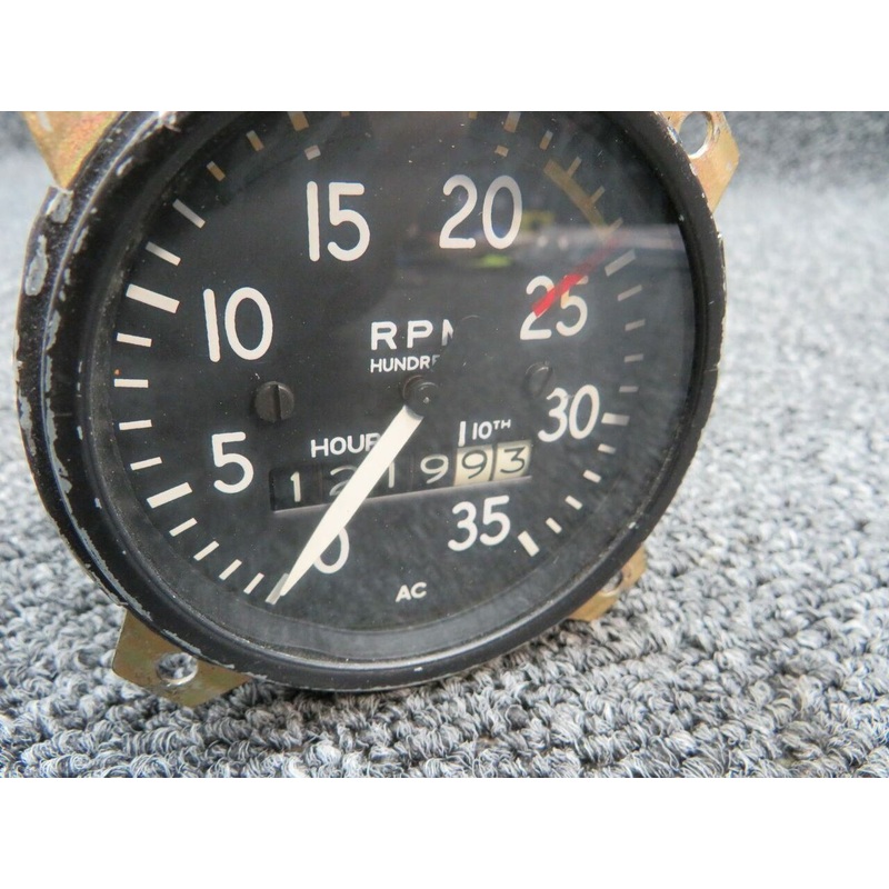 RT-7 AC Mechanical Tachometer Indicator (Hours: 1219.93)