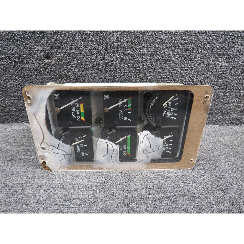 89257-002 Piper PA-28-161 Instrument Cluster Assembly (Cloudy Glass)