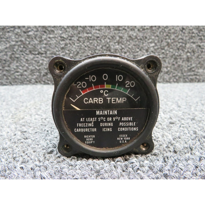 Richter Aero Carburetor Temperature Indicator W/ Probe (Volts: 14)