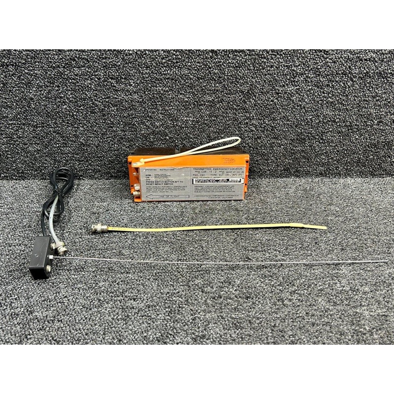 CIR-11-2 Communication Corp Emergency Locator Transmitter with Antenna