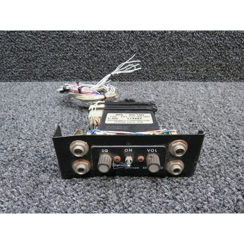 SPA-400 Sigtronics Panel Mounted Intercom with Mic Jacks (Volts: 12, 24)