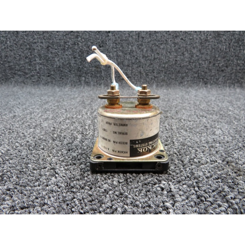 A-1157-11 (Alt: 90-380007-11) Beechcraft Hickok Prop Ammeter Indicator (V: 28)
