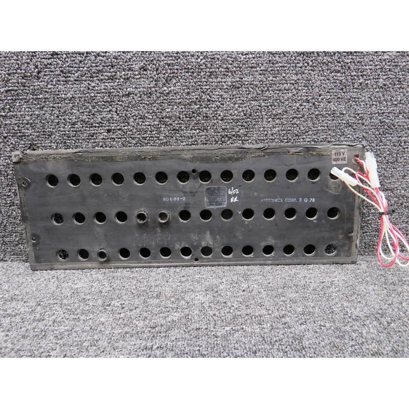 80688-2 Astronics Corp Engine Light Panel (Worn) (Voltage: 115)