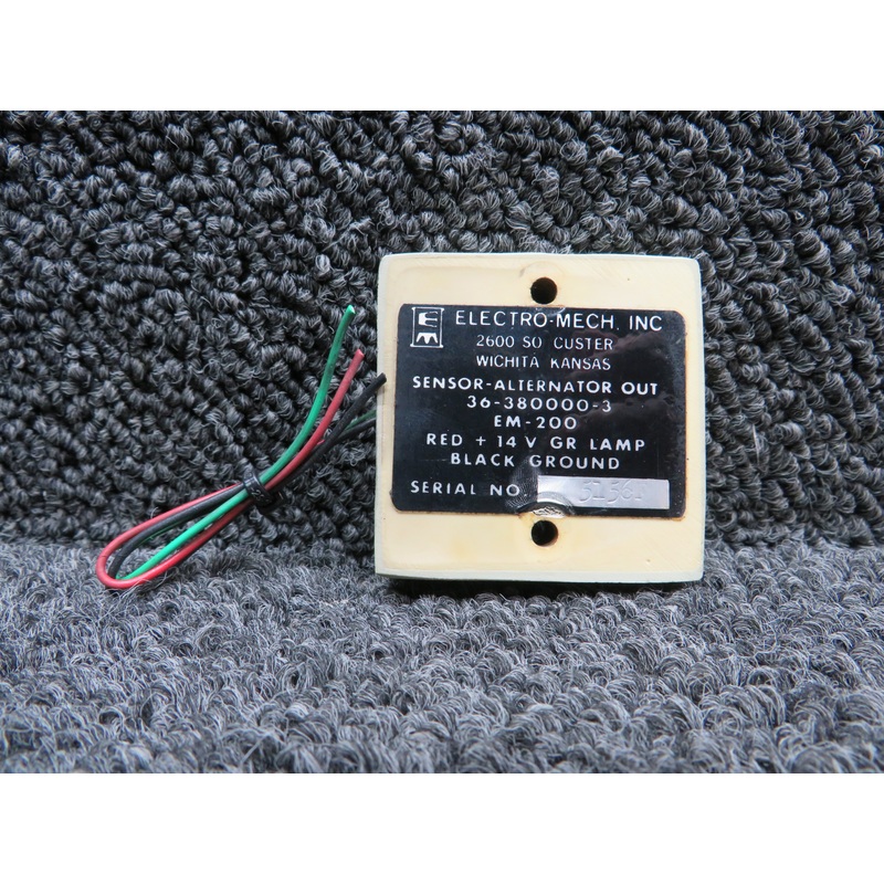 36-380000-3 Electro-Mech EM-200 Alternator Out Sensor (Volts: 14)