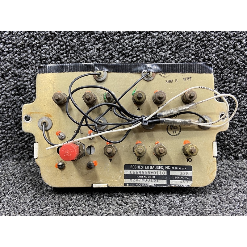C669545-0110 Rochester 6247-00151 Indicator Cluster Assembly (Volts: 28)