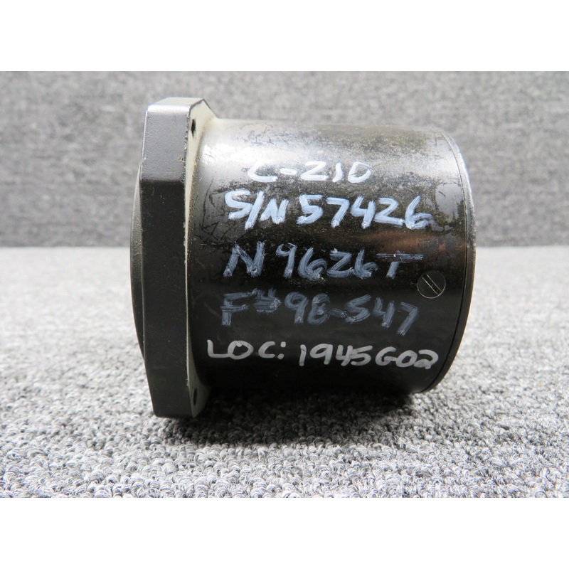 31853 Ranco D-10 Manifold Pressure Gauge (Cloudy Face) (Chipped Needle Paint)