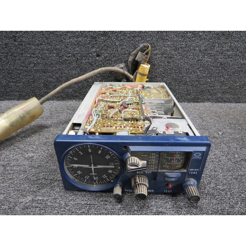 ADF-31A Narco ADF Marker Beacon Receiver Unit (Missing Back) (Blue)