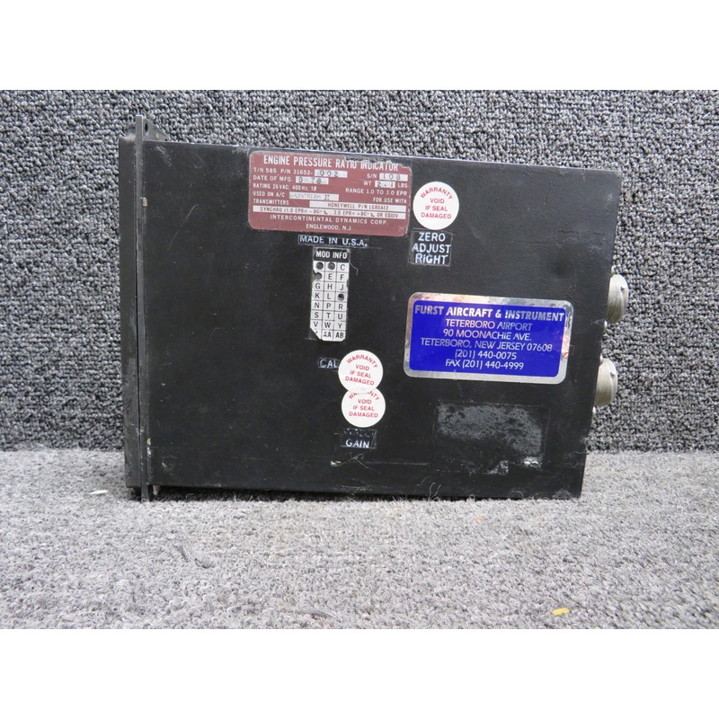 585-31652-002 Intercontinental Engine Pressure Ratio Ind with Mods (Worn Face)