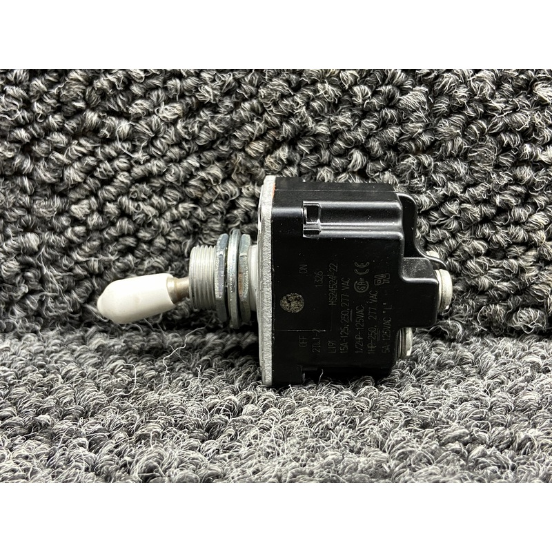 2TL1-2 (Alt: MS24524-22) Micro Switch Double Pole Toggle Switch