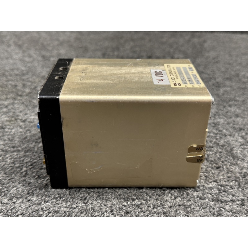 0103-1 S-Tec Autopilot Mode Controller Selector Indicator w Yellow Tag (14V)