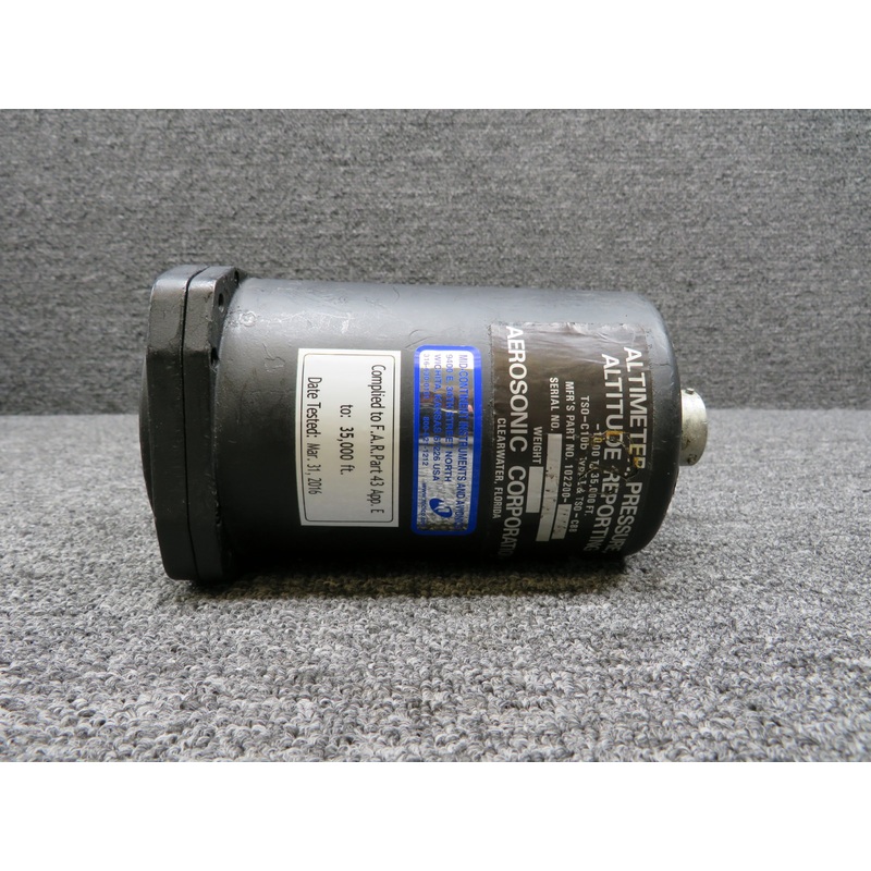 102200-11948 Aerosonic Altimeter Indicator (Dented Casing) (14-28V)