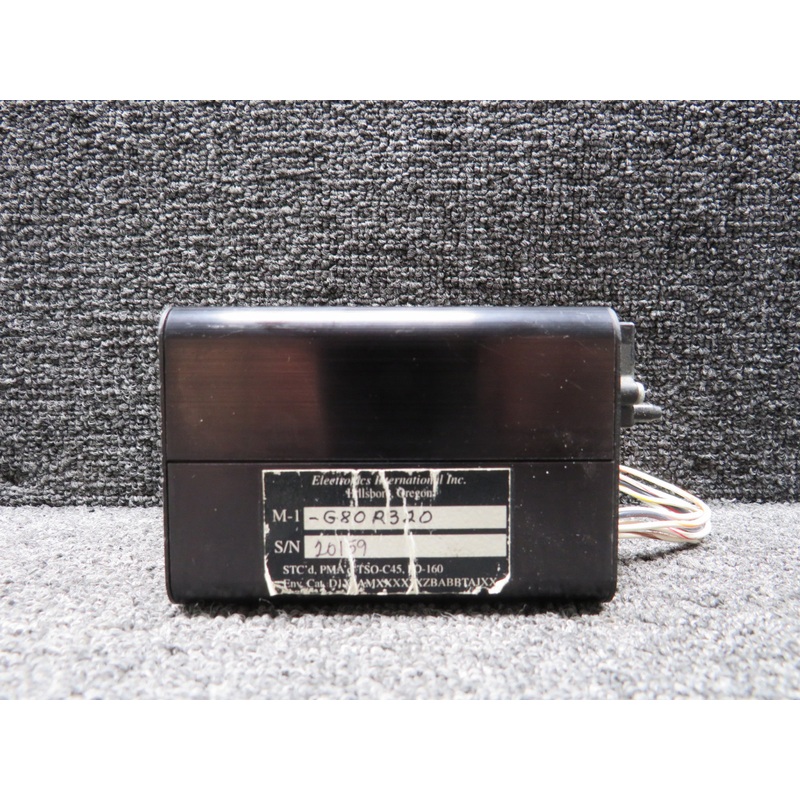M-1-G80R320 Electronics International Manifold Pressure Indicator w Connector