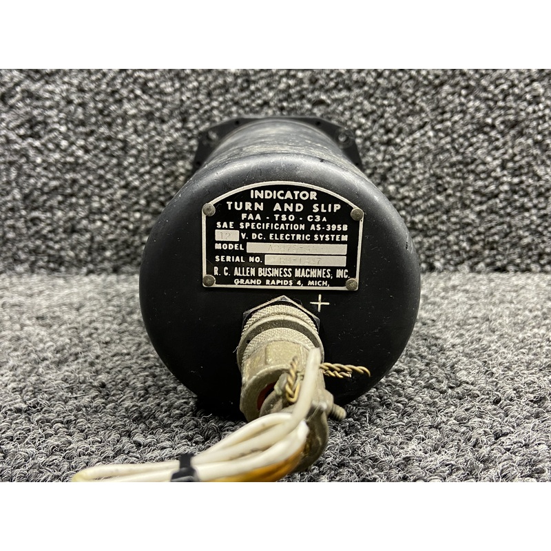 450-704 (Use: 548-447) RC Allen A2475-3 Turn and Slip Indicator (12V) (Core)