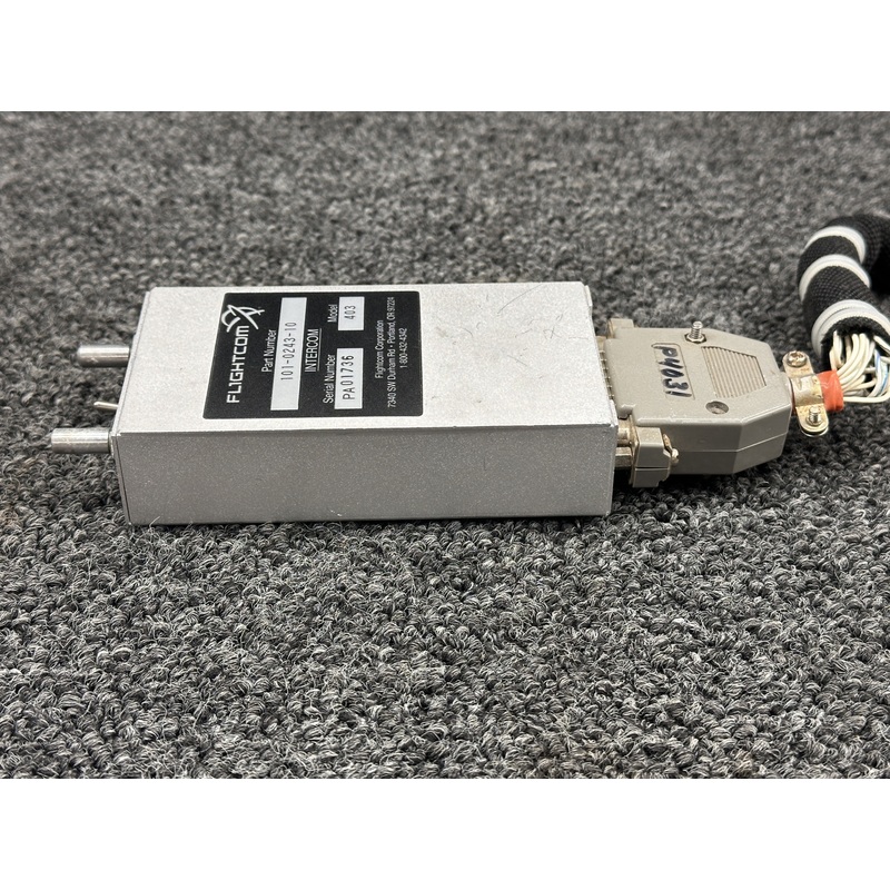 101-0243-10 Flightcom 403 Intercom Assembly (No Knobs)