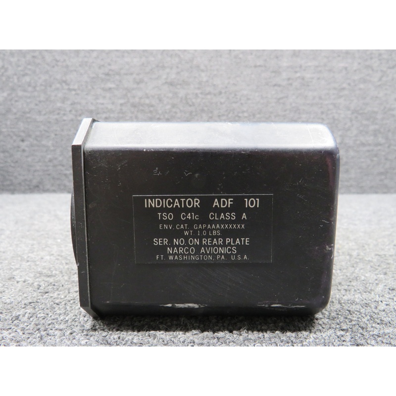 ADF-101 Narco Class A ADF Indicator with Light (Loose Glass)