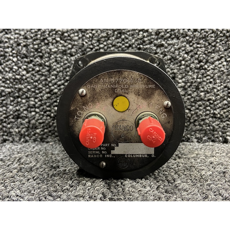 31899-12A (Alt: AN5770-4-12) Ranco Dual Manifold Pressure Gauge