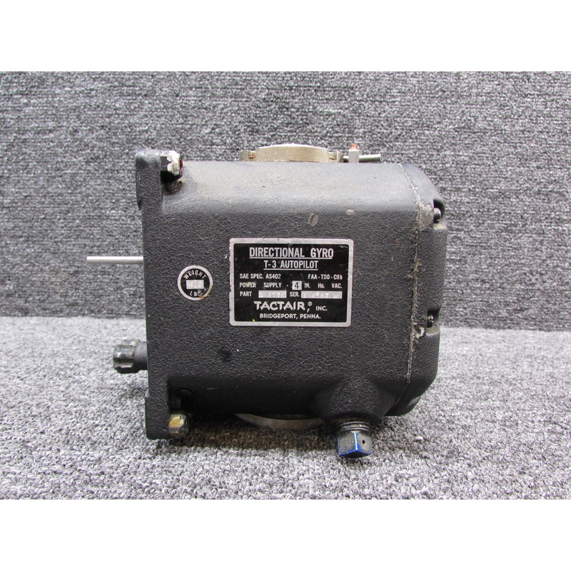 D2576 Tactair T-3 Autopilot Directional Gyro Indicator (Missing Knob)