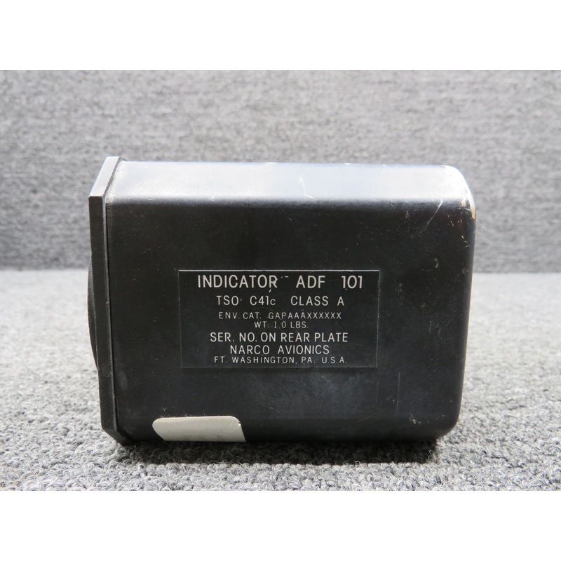 ADF-101 Narco Class A ADF Indicator with Light (Cloudy Face)