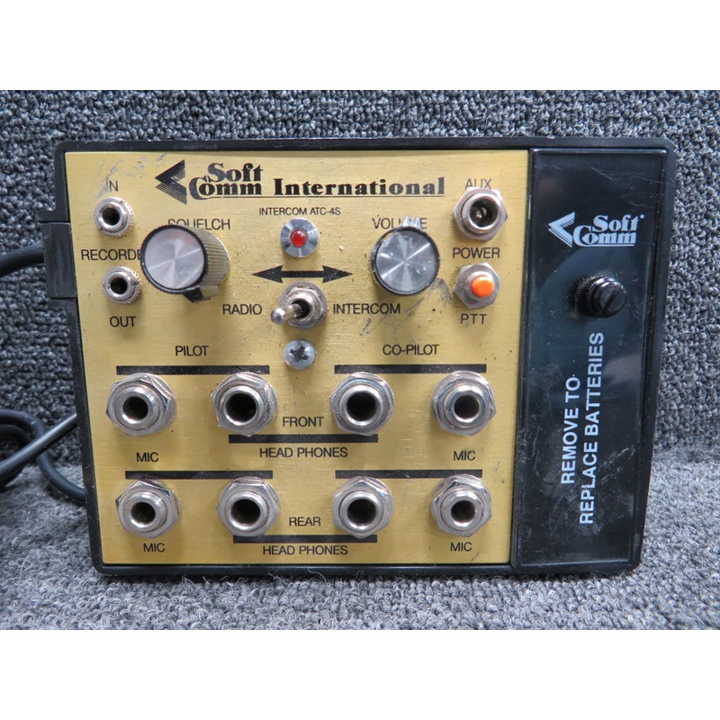 ATC-4S SoftComm International Portable Intercom with Plugs