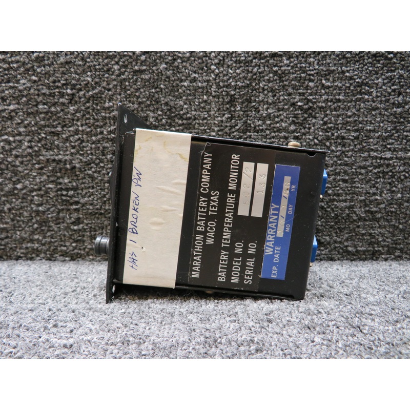 502-2 Marathon Battery Temperature Monitor (Faded Face)