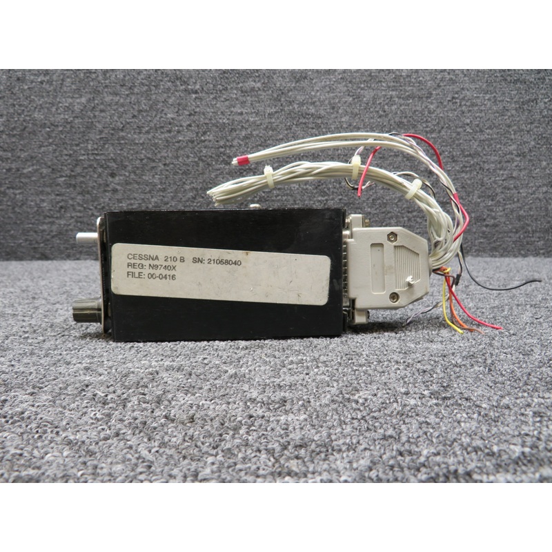 403 Flightcom Intercom Panel with Connector (Missing Knob Cover)