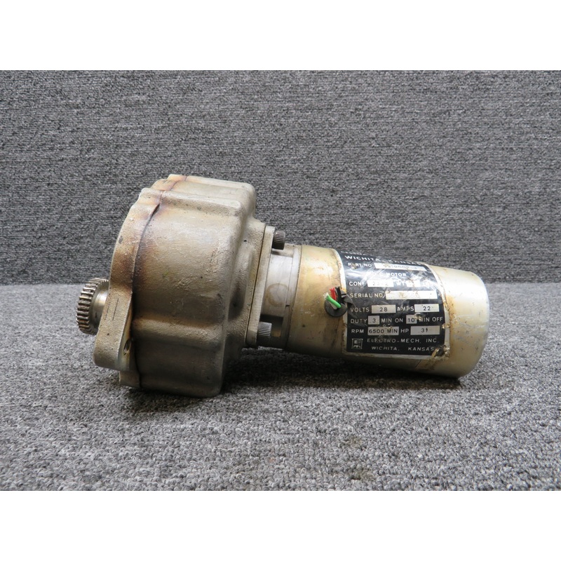 9910002-3 Electro-Mech DC Motor Assembly (Worn, Dented Casing) (28V, 22A)