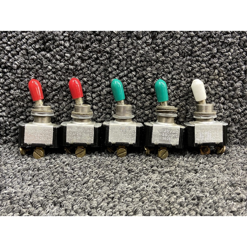 Series F Carling Technologies 2 and 3 Position Toggle Switch Set of 5