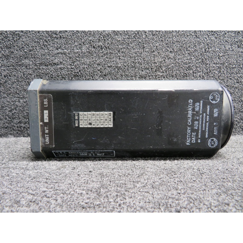 26320-743 Intercontinental Dynamic Maximum Allowable Airspeed, Mach Indicator