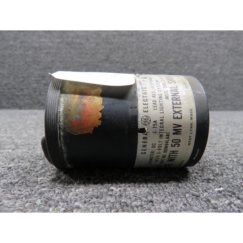 8DW84LAA1 General Electric DC Voltmeter (0-75A) (Worn Face)
