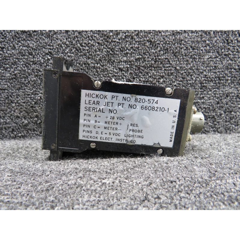 820-574 (Alt: 6608210-1) Hickok Wing Temperature Indicator