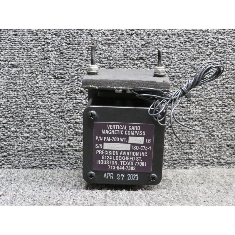PAI-700 Precision Aviation Vertical Card Magnetic Compass (Lighted) (Volts: 12)