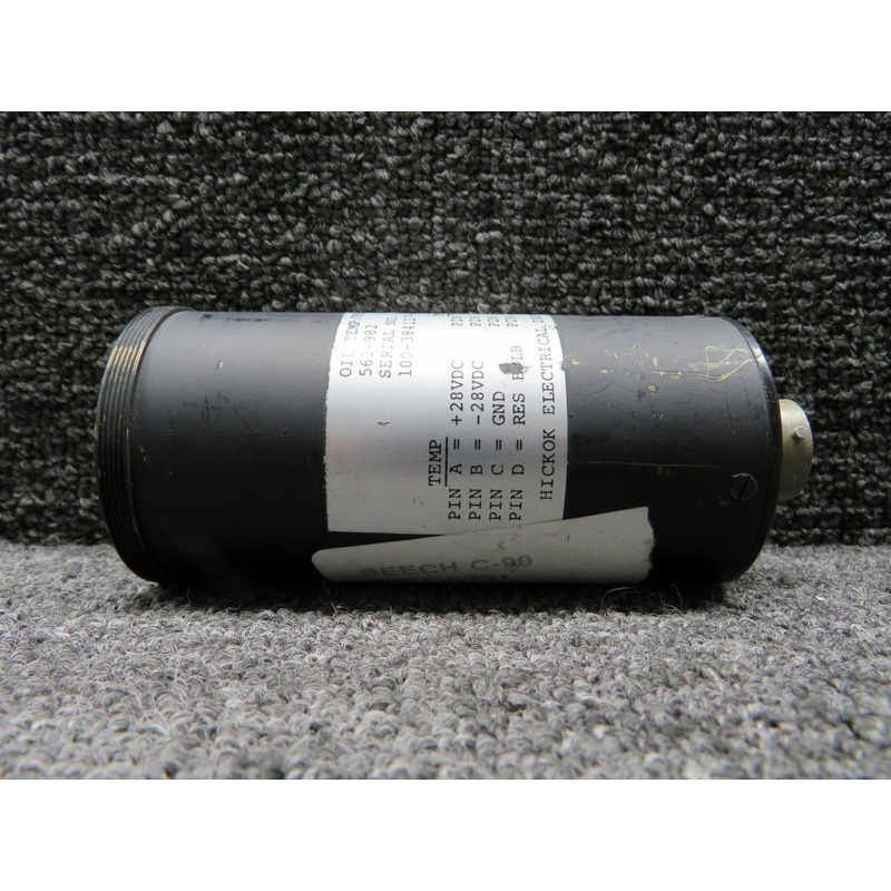 562-982 (Alt: 100-384117-3) Hickok Oil Temperature and Pressure Indicator