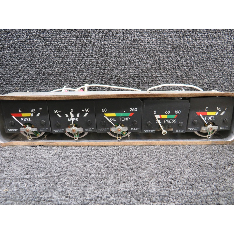 169-380036-16 Rochester 6247-00001 Instrument Cluster (Worn Face, Dented Casing)