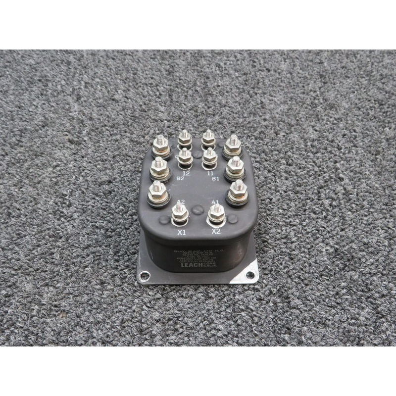 9123-8071 Leach Relay with 8130-3 (Tested) (AMPS: 25)