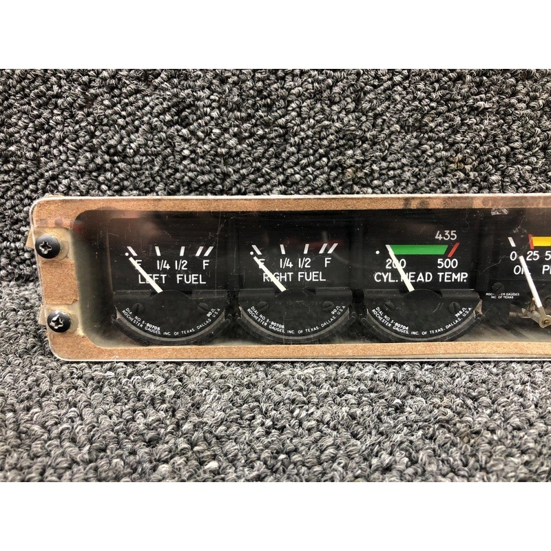 6247-00185 Rochester Gauges Instrument Gauge Cluster (Fuel, Temperature, Amps)